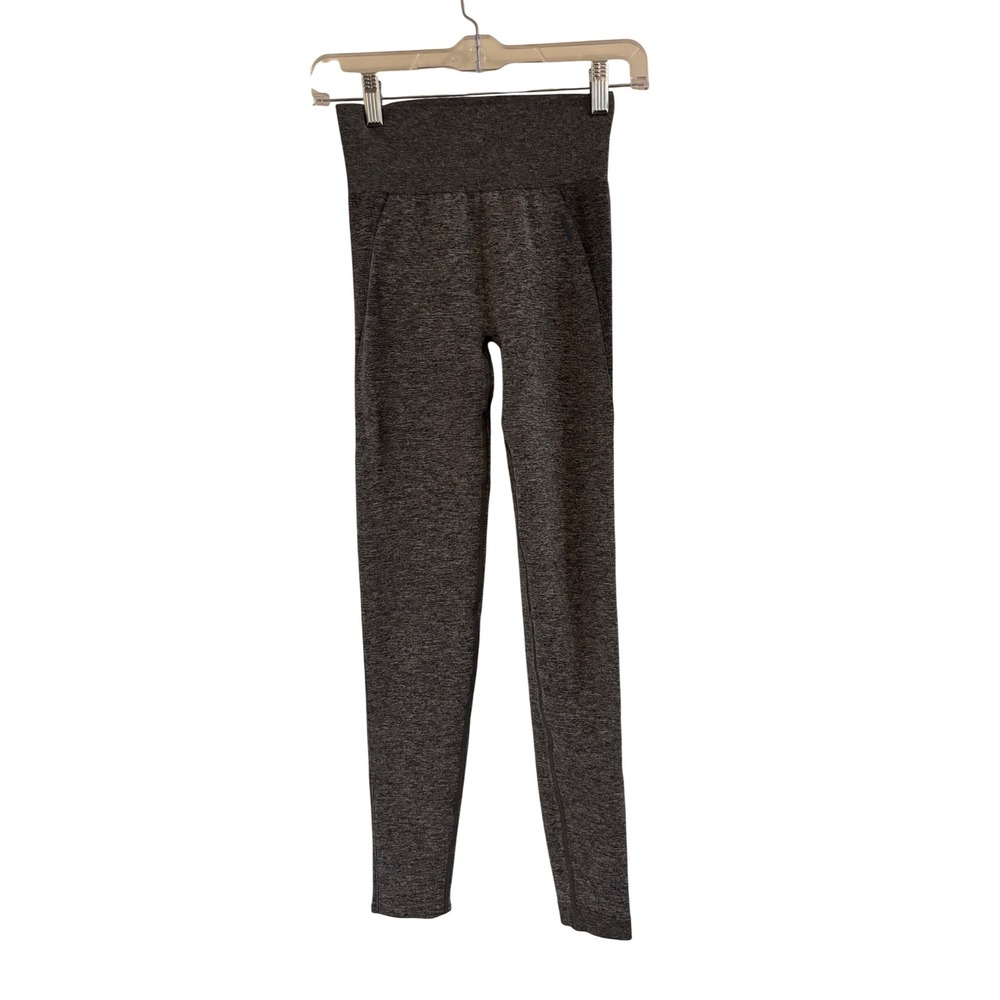 Gymshark Vital Seamless 2.0 Leggings and Sports Bra Set Charcoal Gray Size S